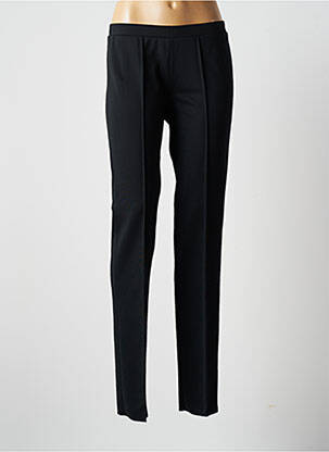 Pantalon drept talie elastică mărime normală negru K'TENDANCES femeie