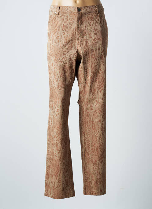 Pantalon drept maro KARTING femeie