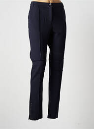 Pantalon slim talie elastică mărime normală albastru KARTING femme