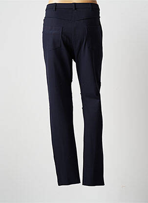 Pantalon slim talie elastică mărime normală albastru KARTING femeie