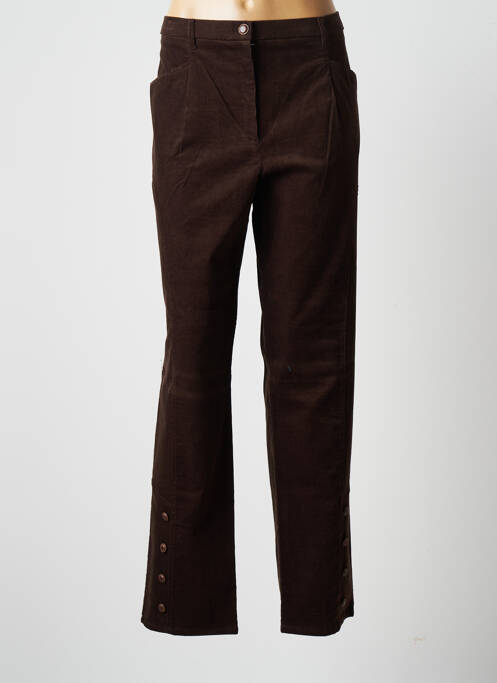 Pantalon drept maro KARTING femeie