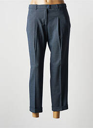 Pantalon 7/8 talie cu cleme mărime normală albastru KARTING femme