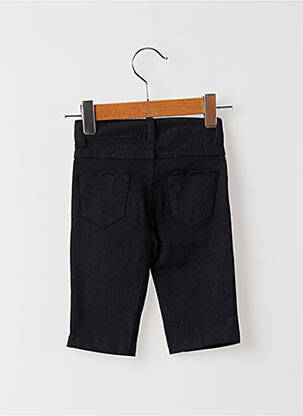 Pantalon drept țesătură catifea negru MARESE fată