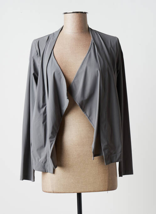 Vestă cu mâneci lungi gri MALOKA femeie