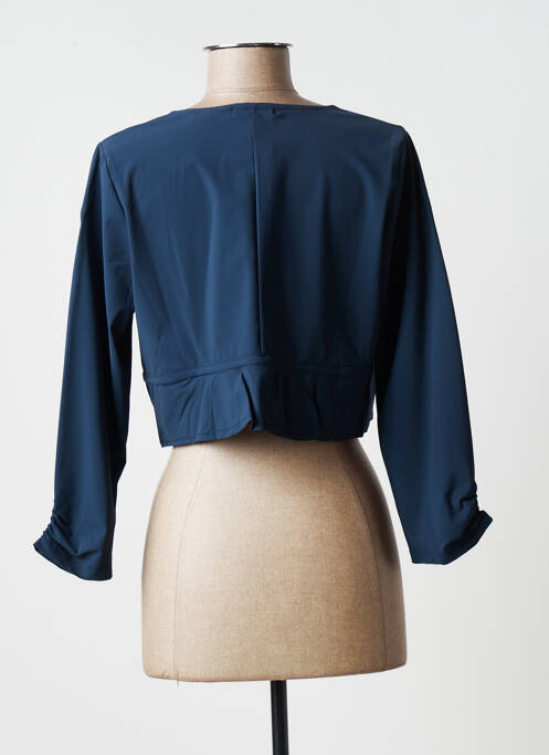 Vestă cu mâneci lungi albastru MALOKA femeie