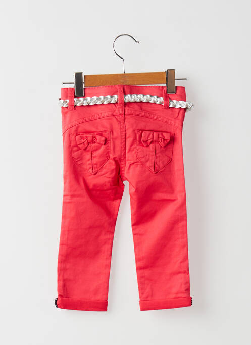 Pantalon slim roșu MARESE fată