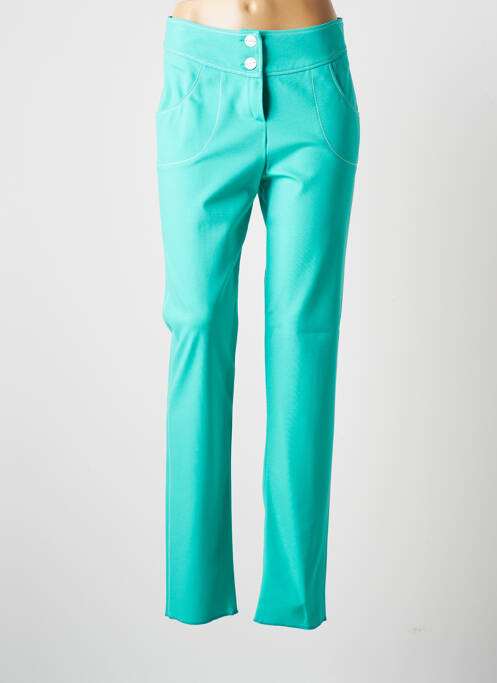 Pantalon slim albastru KARTING femeie