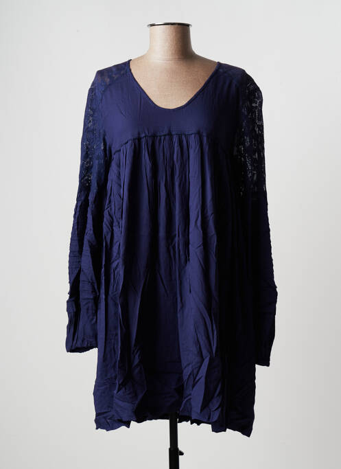 Rochie scurtă albastru LES TROPEZIENNES PAR M.BELARBI femeie