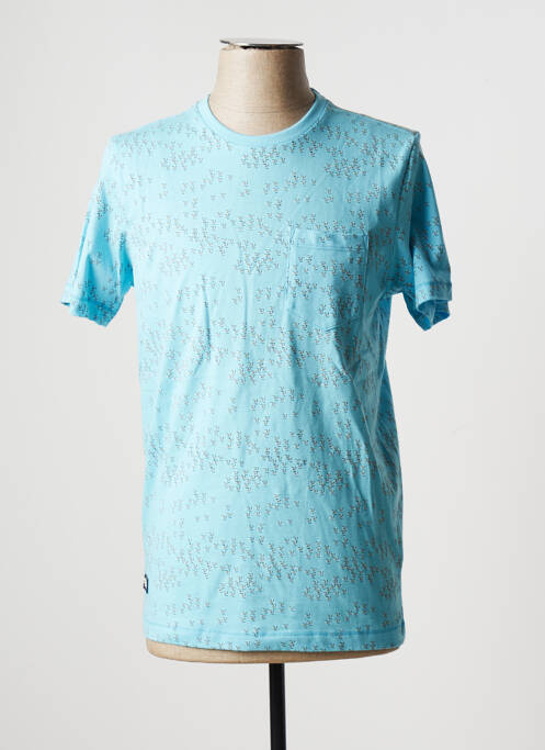 Tricou albastru FELLOWS UNITED bărbat