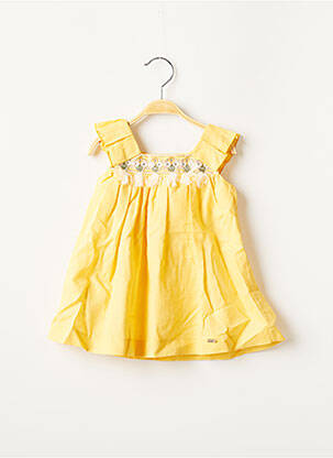 Rochie midi galben MAYORAL fată