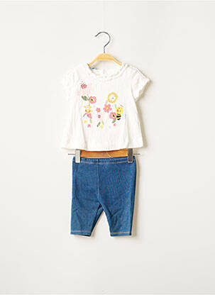 Set pantaloni alb MAYORAL fată