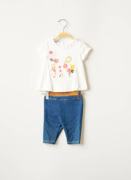 Set pantaloni alb MAYORAL fată