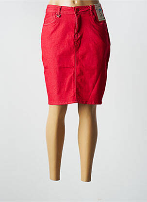 Fustă midi roșu S.QUISE femeie