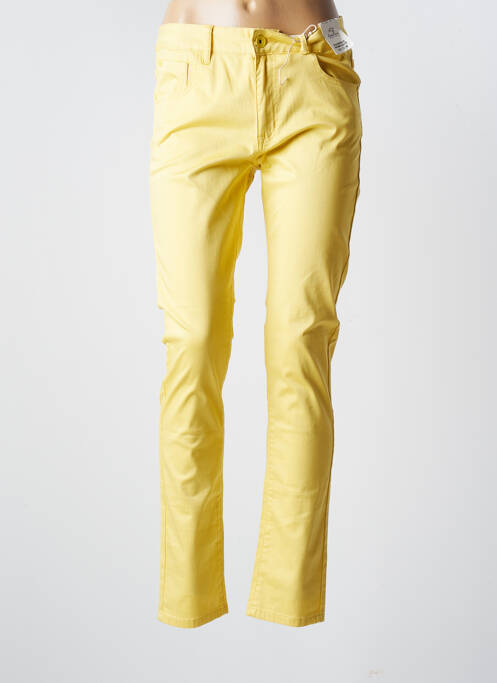 Pantalon slim galben KY CREATION femeie