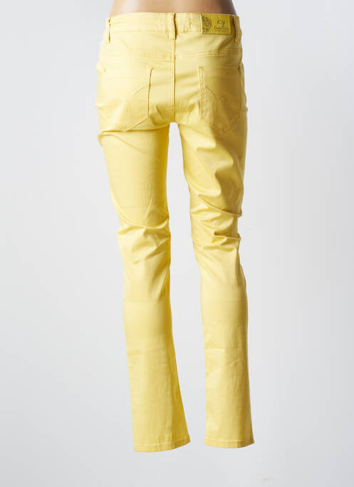 Pantalon slim galben KY CREATION femeie