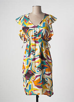 Rochie midi bej LA FIANCÉE femeie