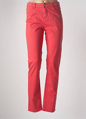 Pantalon slim roșu KANOPE femeie