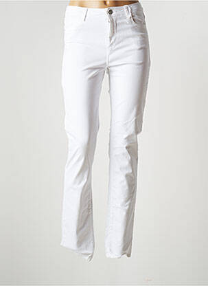 Pantalon slim elasticitate mărime normală alb KANOPE femeie