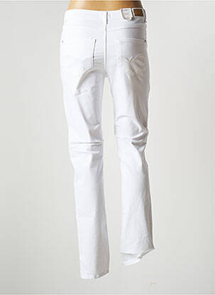 Pantalon slim elasticitate mărime normală alb KANOPE femeie