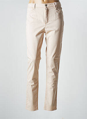 Pantalon slim bej KANOPE femeie