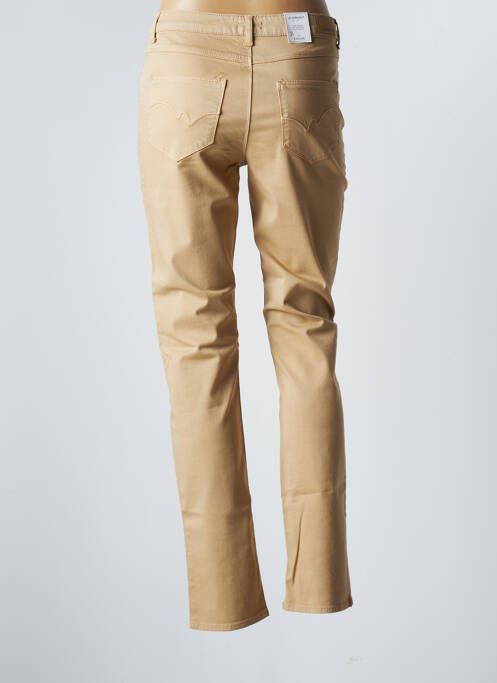 Pantalon slim bej KANOPE femeie