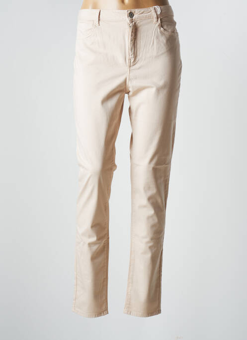 Pantalon slim bej KANOPE femeie