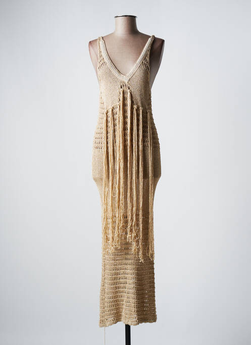 Rochie lungă bej PHO femeie