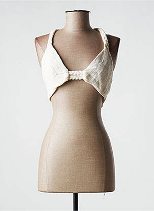 Top bej CHRISTELLE NIMA femeie