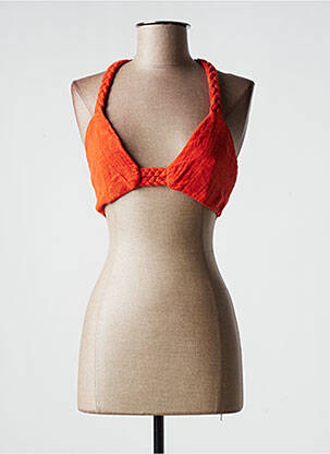 Top portocaliu CHRISTELLE NIMA femeie