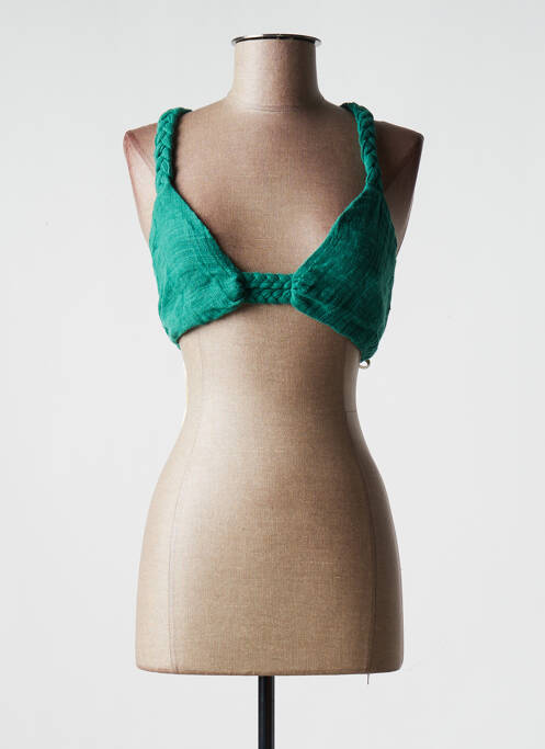 Top verde CHRISTELLE NIMA femeie