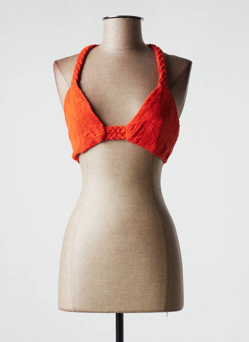 Top portocaliu CHRISTELLE NIMA femeie