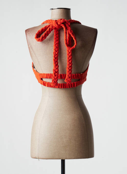 Top portocaliu CHRISTELLE NIMA femeie