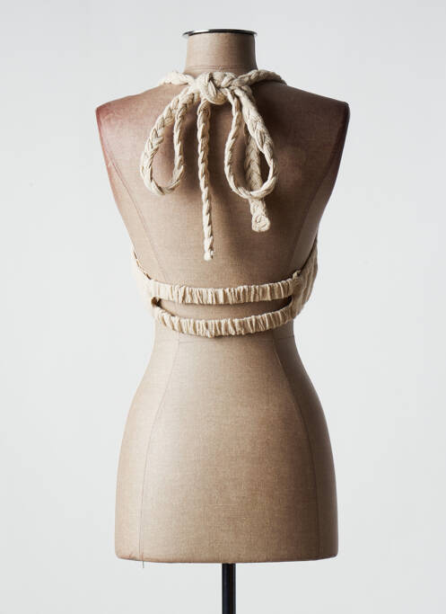 Top bej CHRISTELLE NIMA femeie