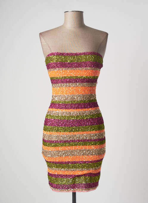 Rochie scurtă portocaliu PIN UP femeie