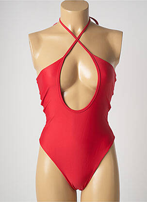 Costum de baie dintr-o singură piesă roșu BAIN DE MER SAINT TROPEZ femeie