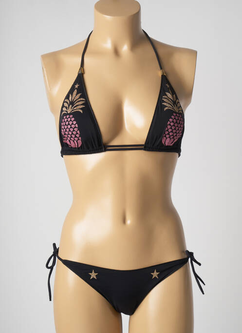 Costum de baie din două piese negru PIN UP femeie