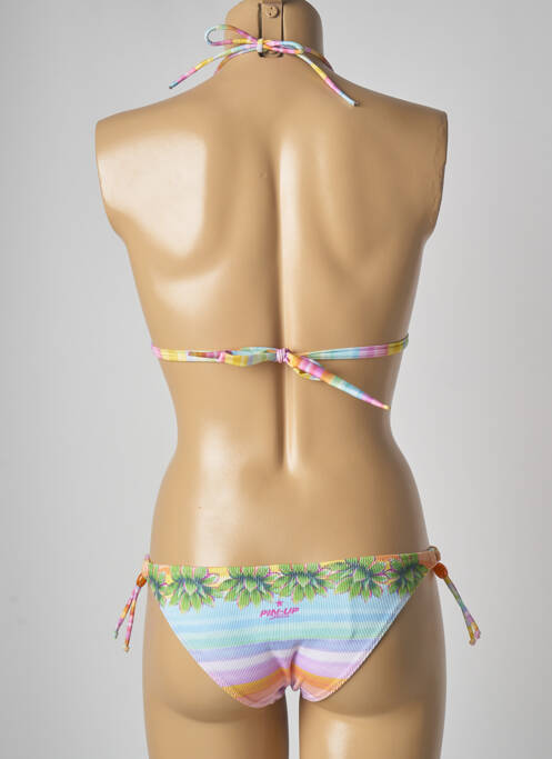 Costum de baie din două piese albastru PIN UP femeie