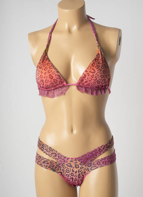 Costum de baie din două piese violet PIN UP femeie