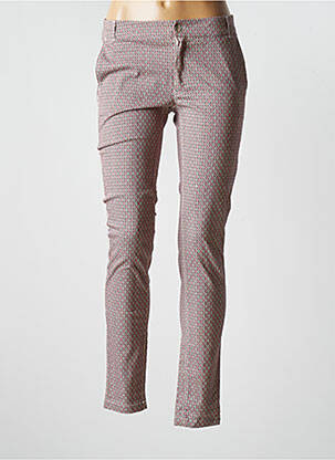 Pantalon slim talie joasă talie joasă portocalie AKELA KEY femeie