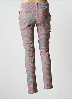 Pantalon slim talie joasă talie joasă portocalie AKELA KEY femeie