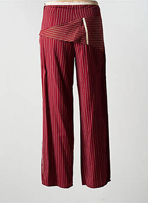 Pantalon 7/8 talie înaltă talie înaltă roșu ENJOY femeie