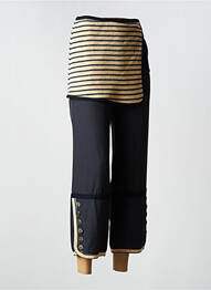 Pantalon 7/8 elasticitate mărime normală albastru ENJOY femme