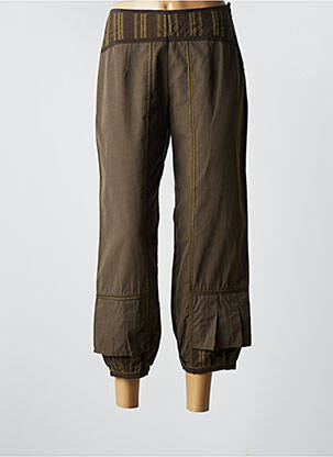 Pantalon trei sferturi verde ENJOY femeie