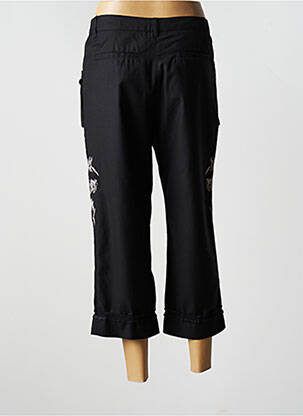 Pantalon trei sferturi croială dreaptă mărime normală negru ALL BEAUTIFUL femeie