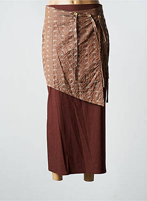 Fustă lungă maro ENJOY femeie