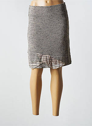 Fustă midi gri ETNIA femeie