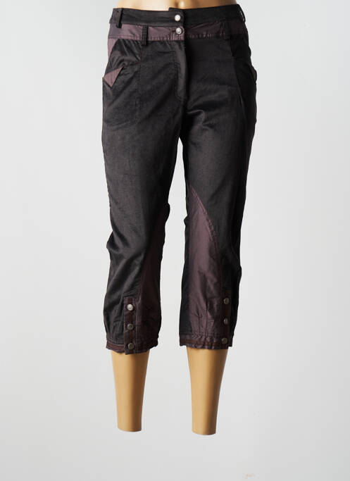 Pantalon trei sferturi maro FILLE DES SABLES femeie