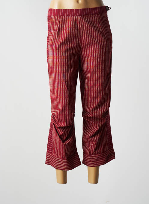 Pantalon trei sferturi roșu ENJOY femeie