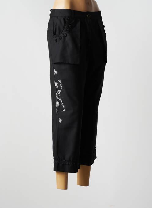 Pantalon trei sferturi negru ALL BEAUTIFUL femeie