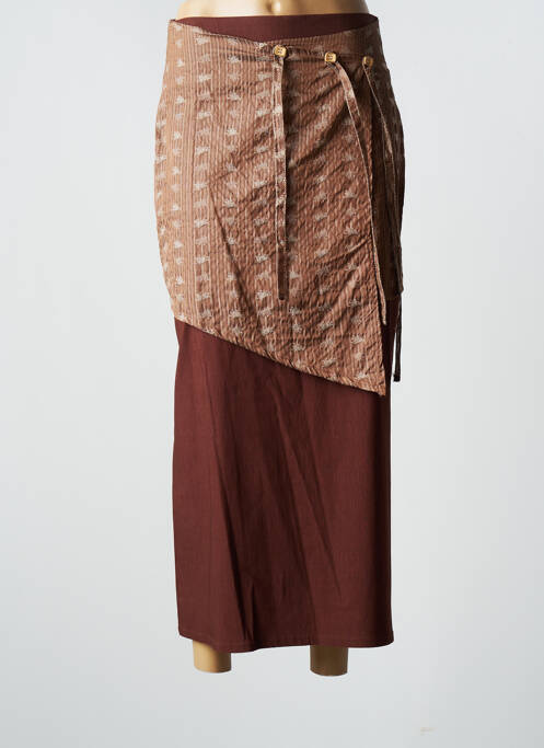 Fustă lungă maro ENJOY femeie